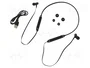 QOLTEC Auriculares inalámbricos con micrófono negros