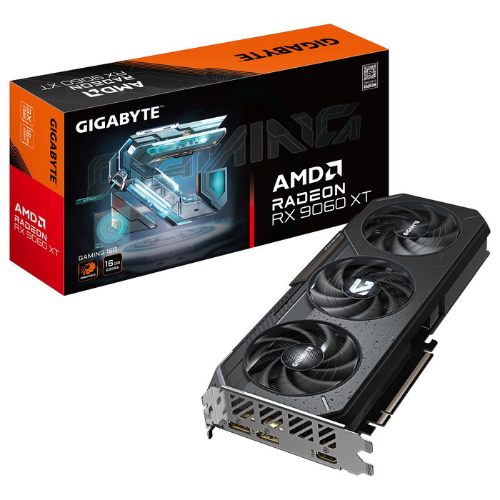 Gigabyte GV-R9060XTGAMING-16GD Tarjeta Gráfica Radeon RX 9060 XT 16GB GDDR6 Gaming Gigabyte GV-R9060XTGAMING-16GD Tarjeta Gráfica Radeon RX 9060 XT 16GB GDDR6 Gaming