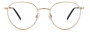 M Missoni MMI-0058-J5GE918 Gafas de Vista para Mujer, Dorado