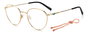 M Missoni MMI-0058-J5GE918 Gafas de Vista para Mujer, Dorado