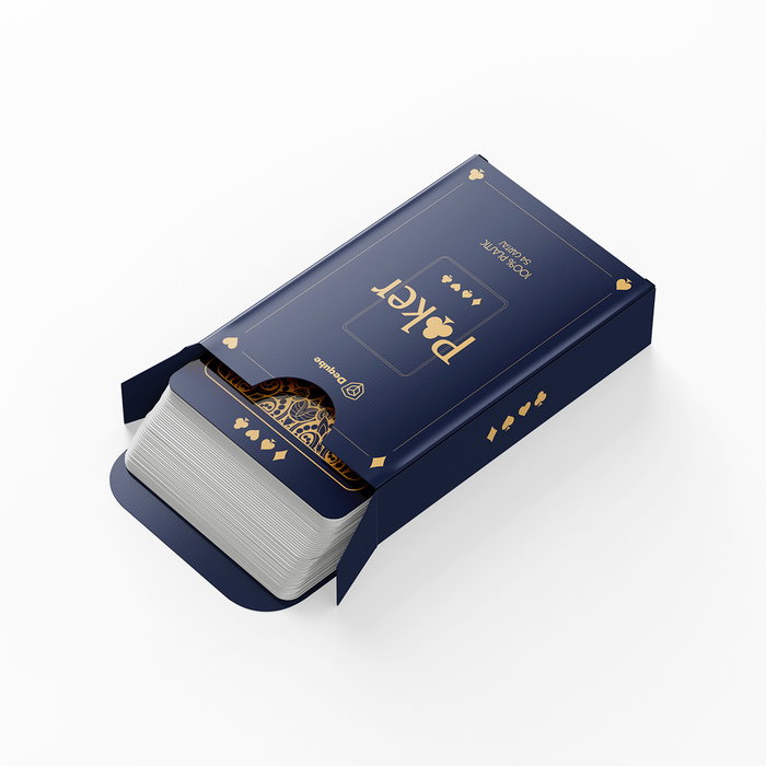 DEQUBE Baraja de Cartas Póker 100% Plástico