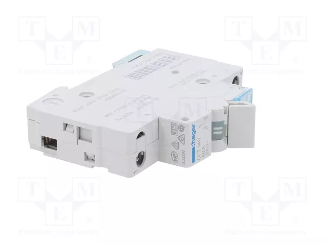 HAGER Interruptor de grúa 40A 230VAC 1 polo