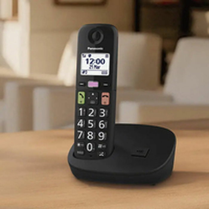 Panasonic KX-TGU110 Teléfono Inalámbrico Negro Panasonic KX-TGU110 Teléfono Inalámbrico Negro