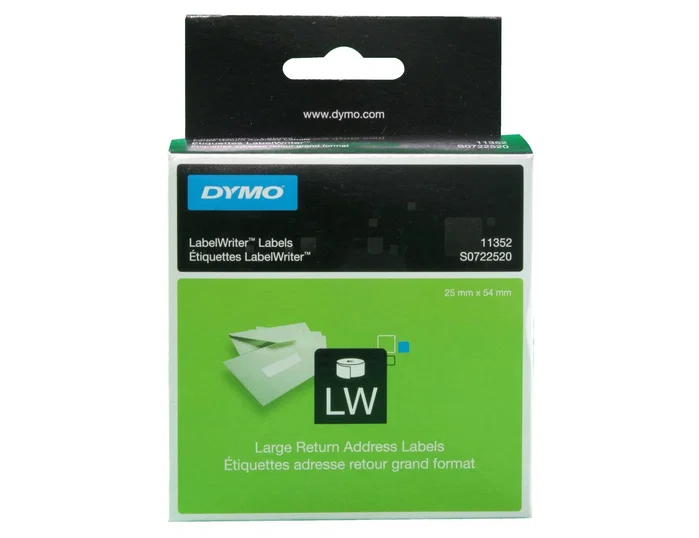 Dymo Etiquetas de Identificación 89x41mm Blanco (300 etiquetas)