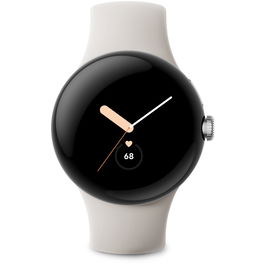 Google Pixel Watch LTE 4G 41mm Plata/Blanco con GPS y Monitor de Frecuencia Cardiaca, Wear OS