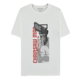 Difuzed Camiseta Chainsaw Man Blanca Talla L