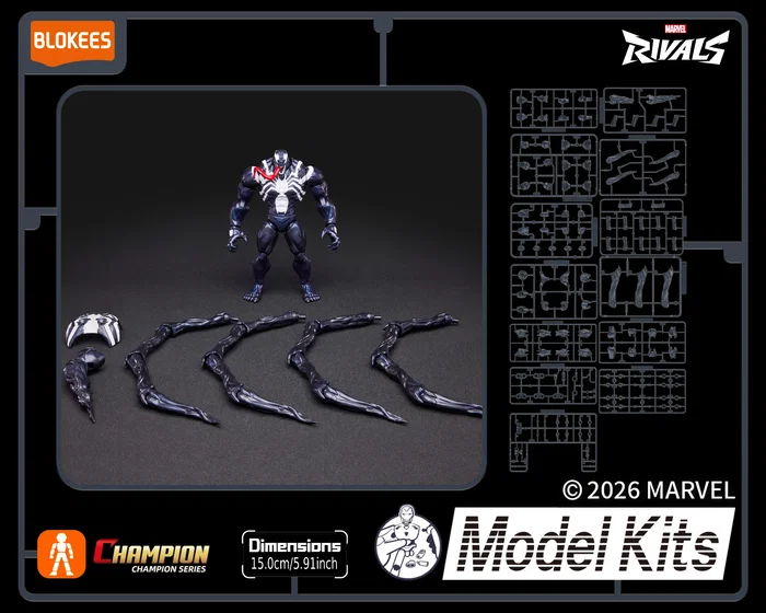 Blokees Figura Champion Class Marvel Rivals 07: Venom