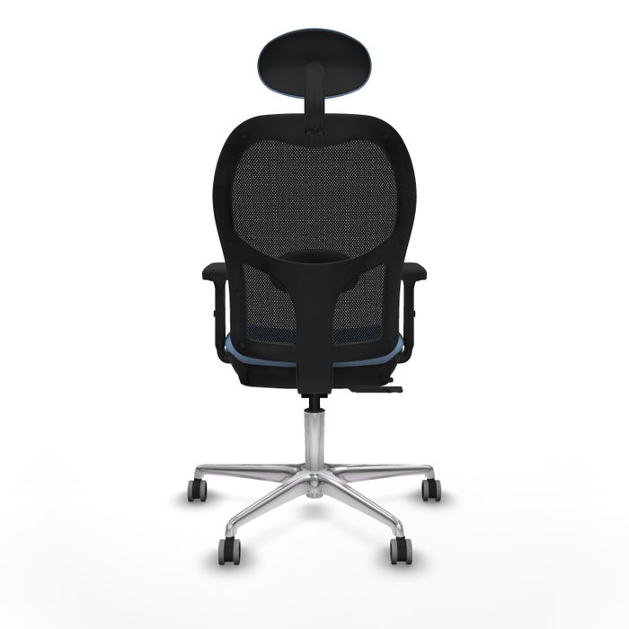 PIQUERAS Y CRESPO Silla de oficina Jorquera con mecanismo Sincro/Traslack, Azul cielo y Negro PIQUERAS Y CRESPO Silla de oficina Jorquera con mecanismo Sincro/Traslack, Azul cielo y Negro