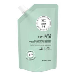 Mimare Mascarilla Disciplinante Anti-Frizz 480ml con Aceite de Macadamia para Cabello Seco y Encrespado, Facilita el Peinado y Aporta Brillo