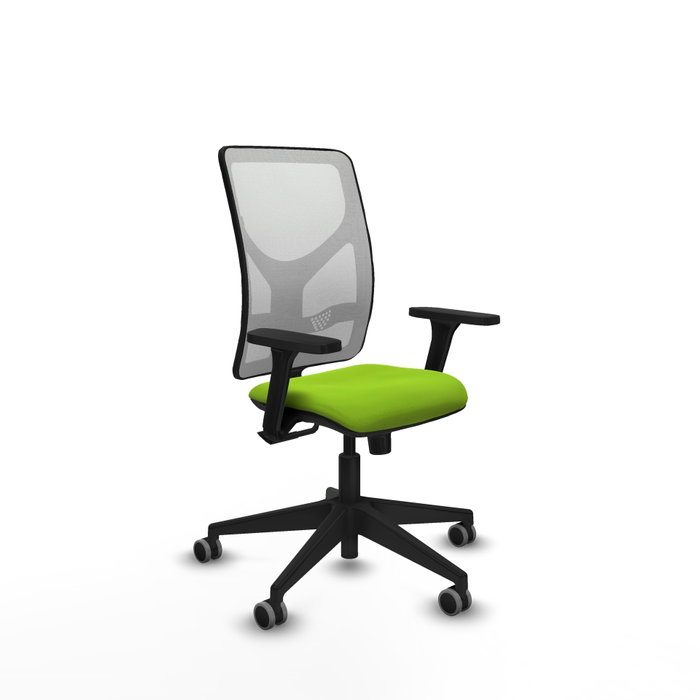 PIQUERAS Y CRESPO Silla de oficina Motilla con mecanismo Sincro, Pistacho y Blanco PIQUERAS Y CRESPO Silla de oficina Motilla con mecanismo Sincro, Pistacho y Blanco