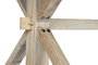 DKD Home Decor Mesa de Comedor Balines Natural 180 x 90 x 76 cm Madera Reciclada Olmo