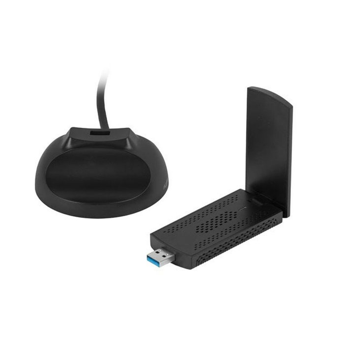 Lanberg NC-3000-WI Adaptador de red inalámbrico USB 3.0 Wi-Fi 6 AX3000 TRI-BAND