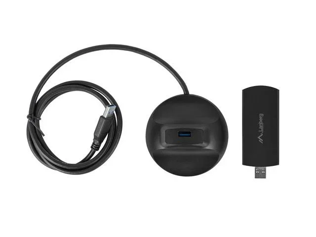 Lanberg NC-3000-WI Adaptador de red inalámbrico USB 3.0 Wi-Fi 6 AX3000 TRI-BAND