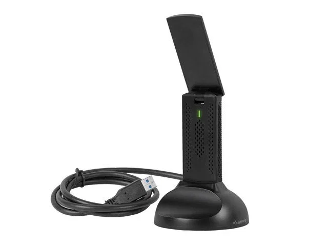 Lanberg NC-3000-WI Adaptador de red inalámbrico USB 3.0 Wi-Fi 6 AX3000 TRI-BAND