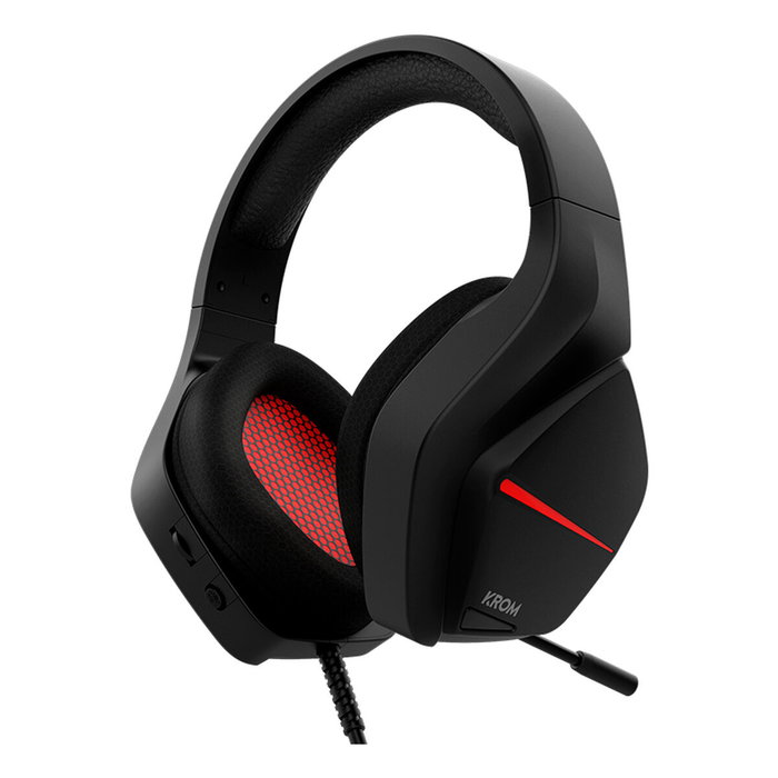 Krom Kopa Move Auriculares Gaming Estéreo Negro y Rojo Krom Kopa Move Auriculares Gaming Estéreo Negro y Rojo