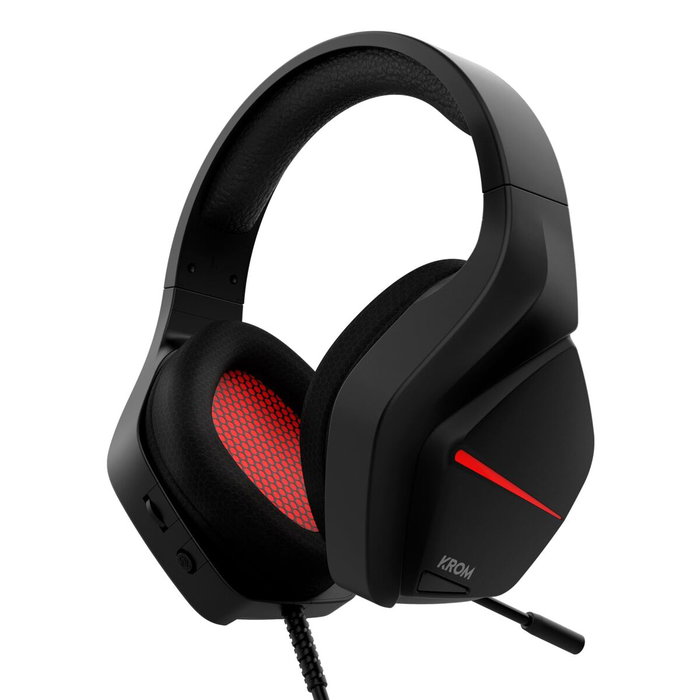Krom Kopa Move Auriculares Gaming Estéreo Negro y Rojo Krom Kopa Move Auriculares Gaming Estéreo Negro y Rojo