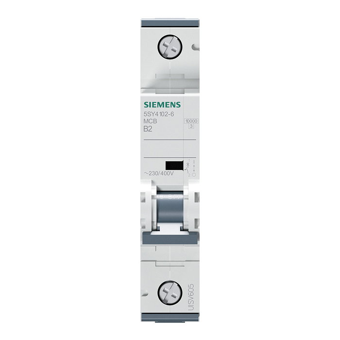 Siemens 5SY41026 Interruptor magnetotérmico 2 A 1P