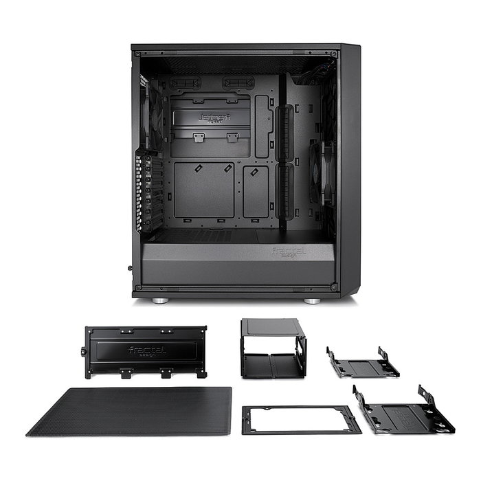 Fractal Design Meshify C Torre PC - Caja ATX Mid-Tower Negra, 17 cm Refrigerador CPU, 31.5 cm Tarjeta Grafica, 2 USB 3.2 Fractal Design Meshify C Torre PC - Caja ATX Mid-Tower Negra, 17 cm Refrigerador CPU, 31.5 cm Tarjeta Grafica, 2 USB 3.2
