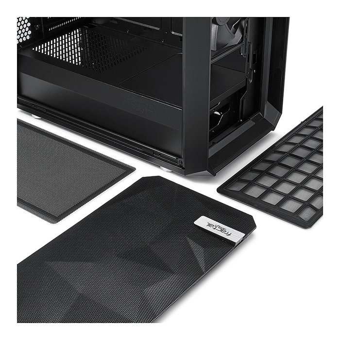 Fractal Design Meshify C Torre PC - Caja ATX Mid-Tower Negra, 17 cm Refrigerador CPU, 31.5 cm Tarjeta Grafica, 2 USB 3.2 Fractal Design Meshify C Torre PC - Caja ATX Mid-Tower Negra, 17 cm Refrigerador CPU, 31.5 cm Tarjeta Grafica, 2 USB 3.2