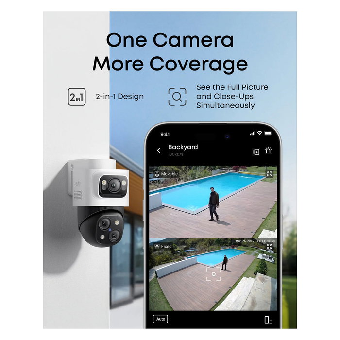 EUFY S4 Max Sistema de Seguridad NVR, 8 Canales, 3840 x 2160, 2 TB + 16 TB HDD, Negro/Gris/Blanco EUFY S4 Max Sistema de Seguridad NVR, 8 Canales, 3840 x 2160, 2 TB + 16 TB HDD, Negro/Gris/Blanco