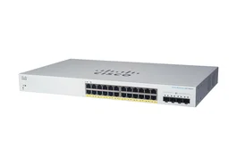 Cisco CBS220-24P-4G Switch Gestionado L2 Gigabit Ethernet PoE Blanco