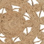 Ixia Alfombra de Decoración Natural de Yute 120 x 120 cm