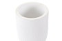 DKD Home Decor Vaso de Cemento Mate Blanco 8x8x10,5 cm