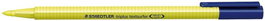 Marcador Fluor Staedtler 362 Triplus Textsurfer Amarillo (Set de 10)