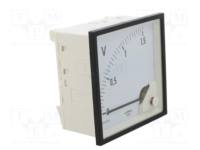 LUMEL Voltímetro analógico para panel MA19 VDC 0÷1,5V