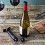 Cook Concept Bomba Vacío Botella con 2 Tapones para Vino