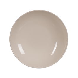 Plato Hondo Crema Stoneware Cocina 22 X 22 X 4,50 cm