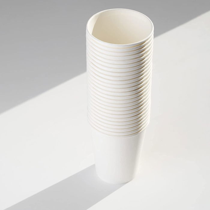 Inde Set de 30 Vasos Blancos de Cartón 120 cc (24 Unidades)