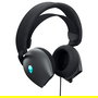 Alienware AW520H Auriculares Gaming Alámbricos Diadema USB Circumaural RGB Negro/Gris 20-40000 Hz Micrófono Boom Windows