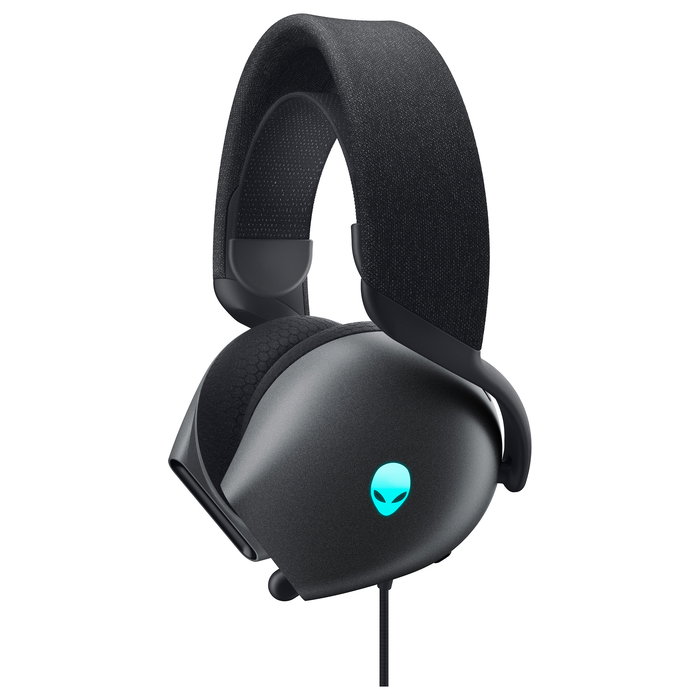 Alienware AW520H Auriculares Gaming Alámbricos Diadema USB Circumaural RGB Negro/Gris 20-40000 Hz Micrófono Boom Windows