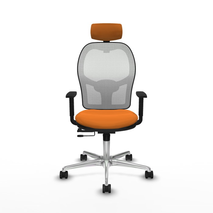 PIQUERAS Y CRESPO Silla de oficina Jorquera Naranja y Blanco PIQUERAS Y CRESPO Silla de oficina Jorquera Naranja y Blanco