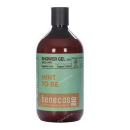 BENECOS Gel de Baño 2 en 1 de Menta 500ml Bio Vegano Certificado Orgánico Cosmos Organic