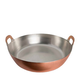 Scandist Sartén Tempura Cobre 42 cm - Sarten de cobre con diámetro de 42 cm