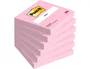 Post-it Bloc de notas adhesivas quita y pon fucsia neón con 100 hojas 76x76 mm