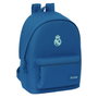 Safta Mochila Doble Real Madrid para Portátil 15,6 Pulgadas con USB Azul