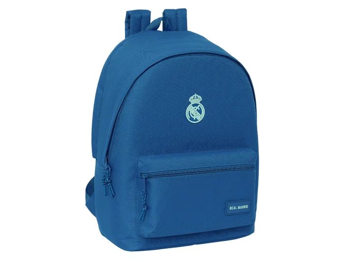 Safta Mochila Doble Real Madrid para Portátil 15,6 Pulgadas con USB Azul Safta Mochila Doble Real Madrid para Portátil 15,6 Pulgadas con USB Azul