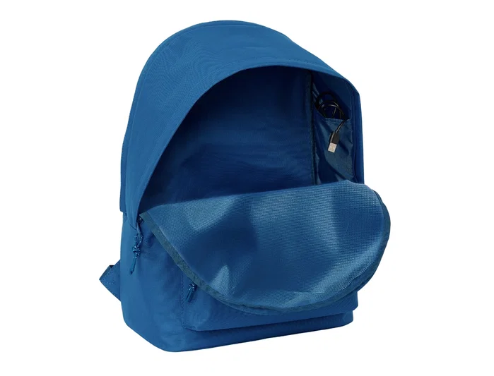 Safta Mochila Doble Real Madrid para Portátil 15,6 Pulgadas con USB Azul Safta Mochila Doble Real Madrid para Portátil 15,6 Pulgadas con USB Azul