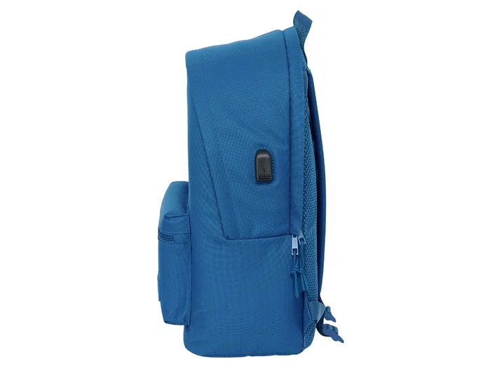 Safta Mochila Doble Real Madrid para Portátil 15,6 Pulgadas con USB Azul Safta Mochila Doble Real Madrid para Portátil 15,6 Pulgadas con USB Azul
