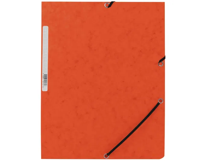 Q-connect Carpeta KF02170 Gomas Cartón Simil-Prespan Solapas 320x243 mm Naranja