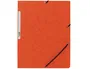 Q-connect Carpeta KF02170 Gomas Cartón Simil-Prespan Solapas 320x243 mm Naranja