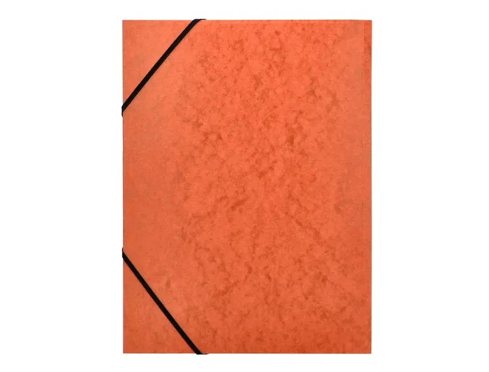 Q-connect Carpeta KF02170 Gomas Cartón Simil-Prespan Solapas 320x243 mm Naranja