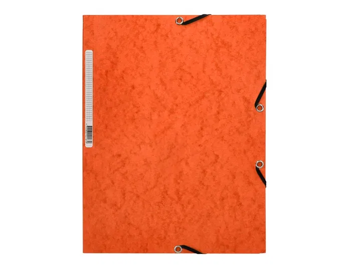 Q-connect Carpeta KF02170 Gomas Cartón Simil-Prespan Solapas 320x243 mm Naranja