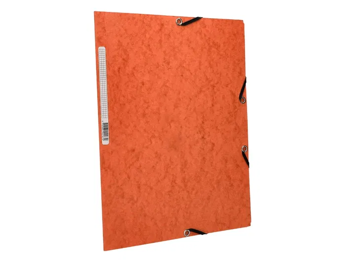 Q-connect Carpeta KF02170 Gomas Cartón Simil-Prespan Solapas 320x243 mm Naranja