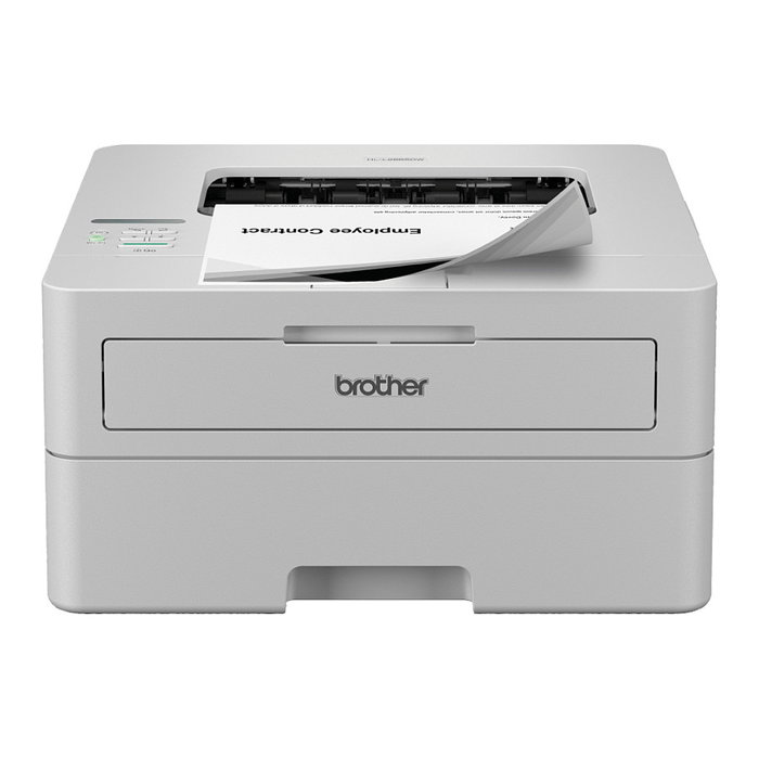 Brother HL-L2865DW Impresora láser monocromo con WiFi y dúplex automático, Blanco