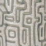 Lámpara Mesa Blanco-Gris Cerámica 42 X 42 X 73 cm