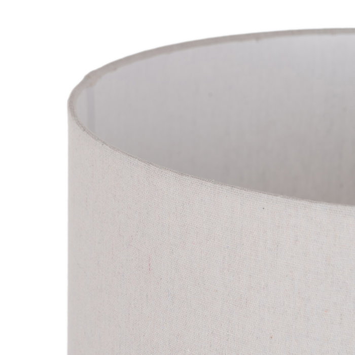 Lámpara Mesa Blanco-Gris Cerámica 42 X 42 X 73 cm